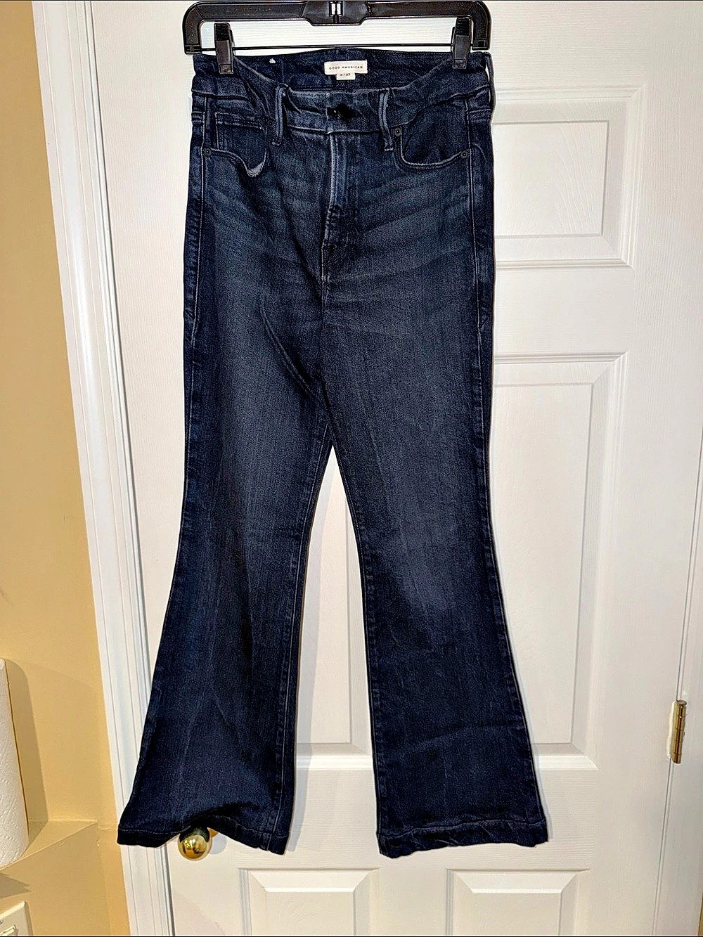 Good American Good Legs Flare Jeans in Blue Size 4 (27) Like New